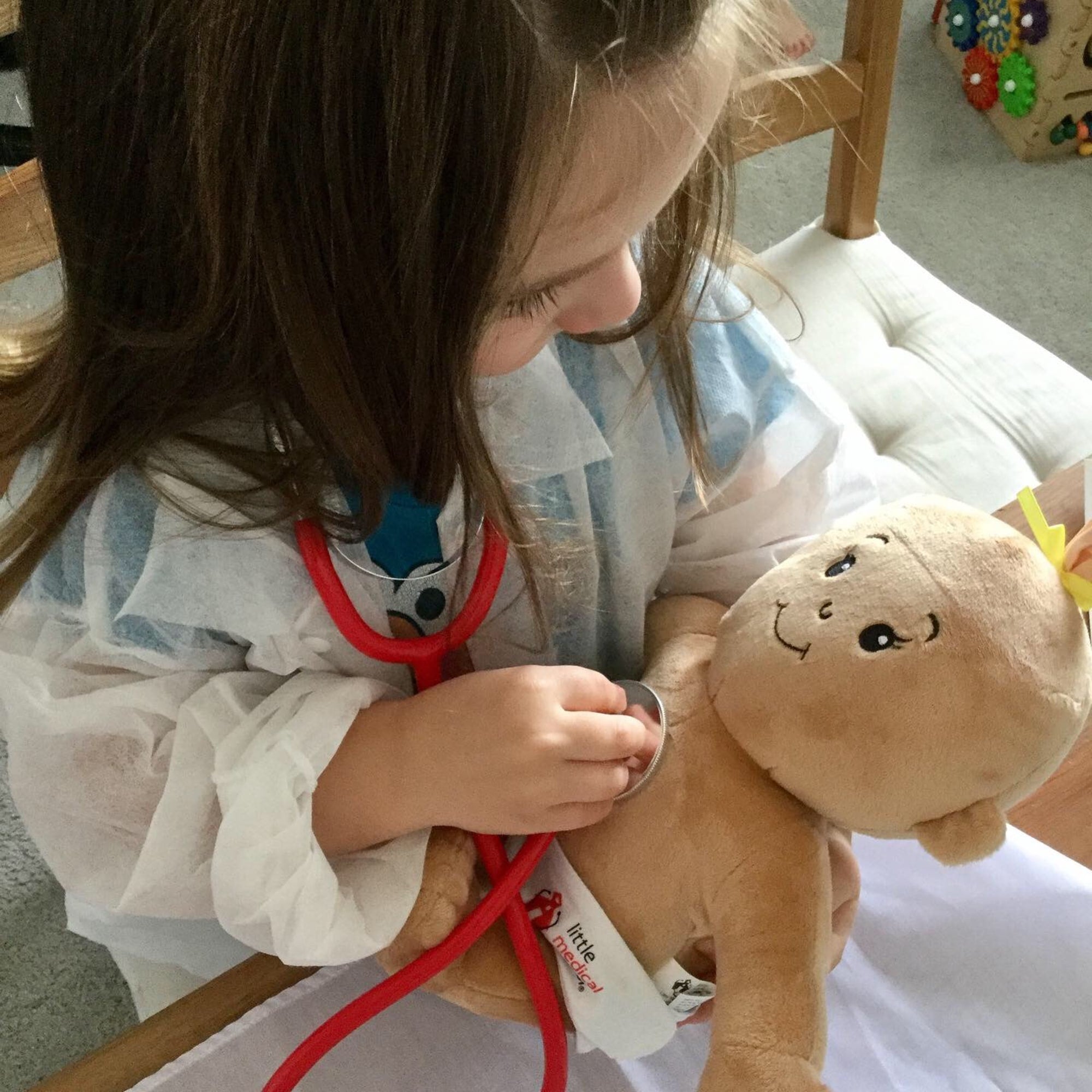 Little Medical School Junior Doctor Red Stethoscope - Image 2
