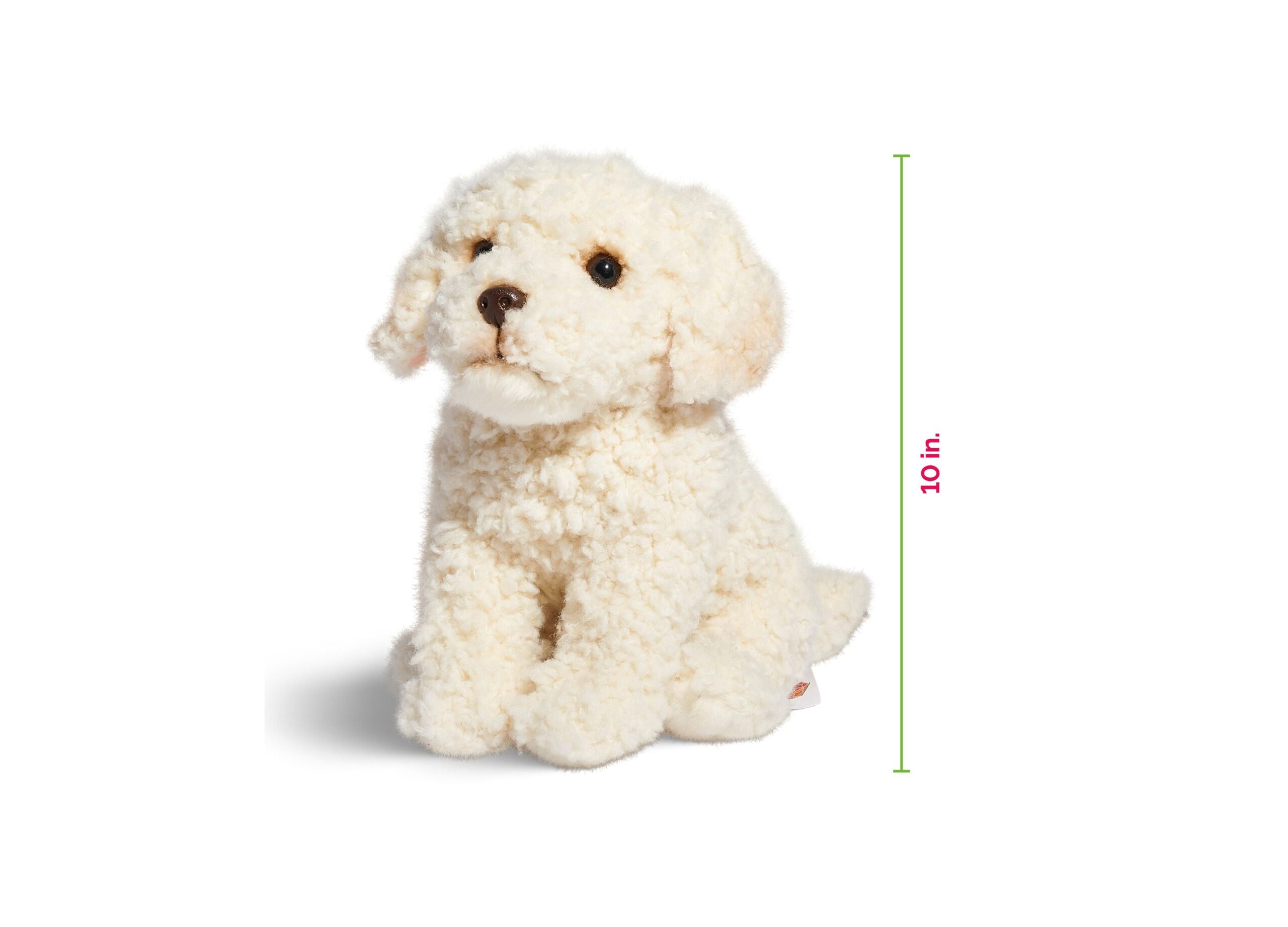 Geoffrey's Toy Box 10 inch Labra Doodle Plush Puppy Dog Toy - Exclusive to Macy's - Image 5