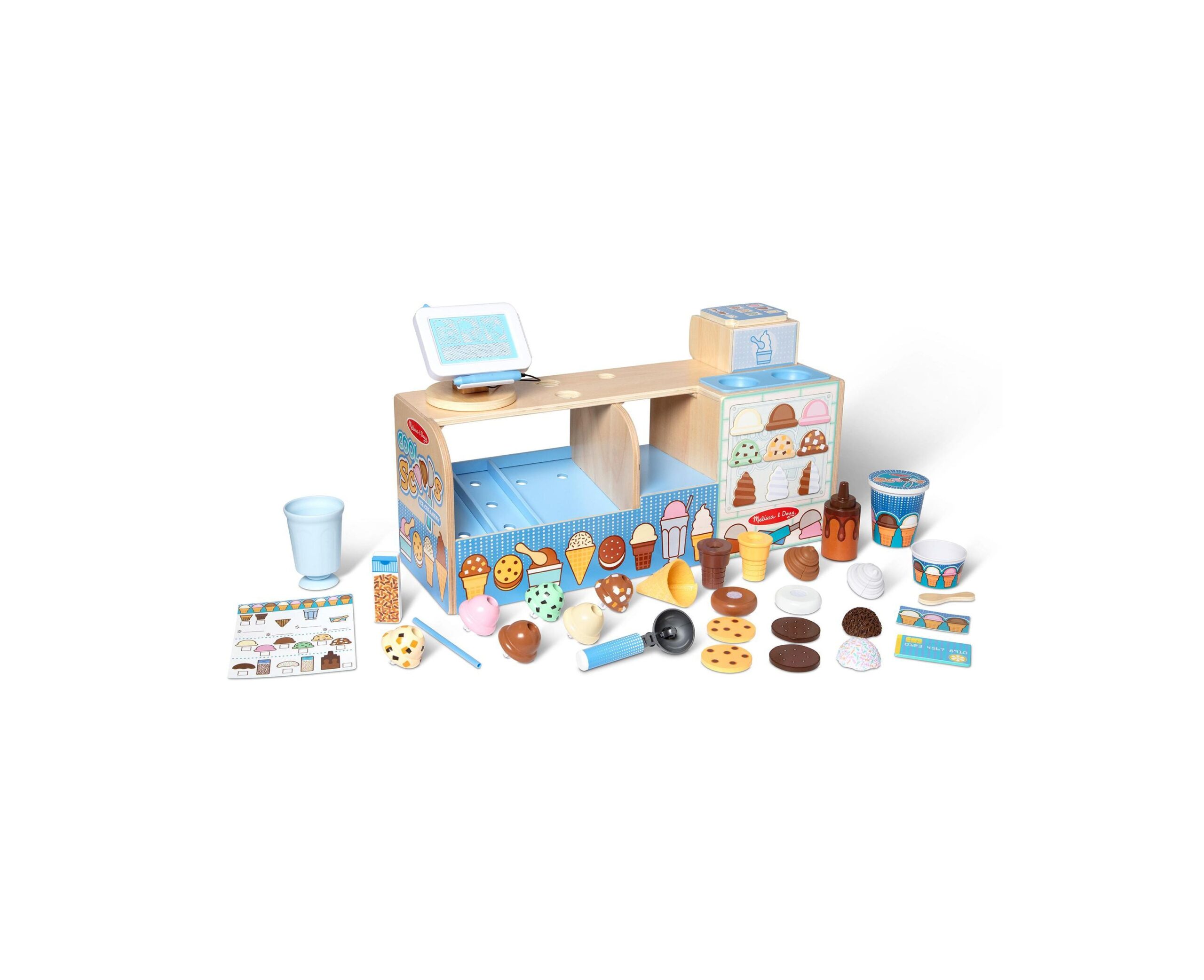 Melissa & Doug Cool Scoops Ice Cream Playset - Image 2
