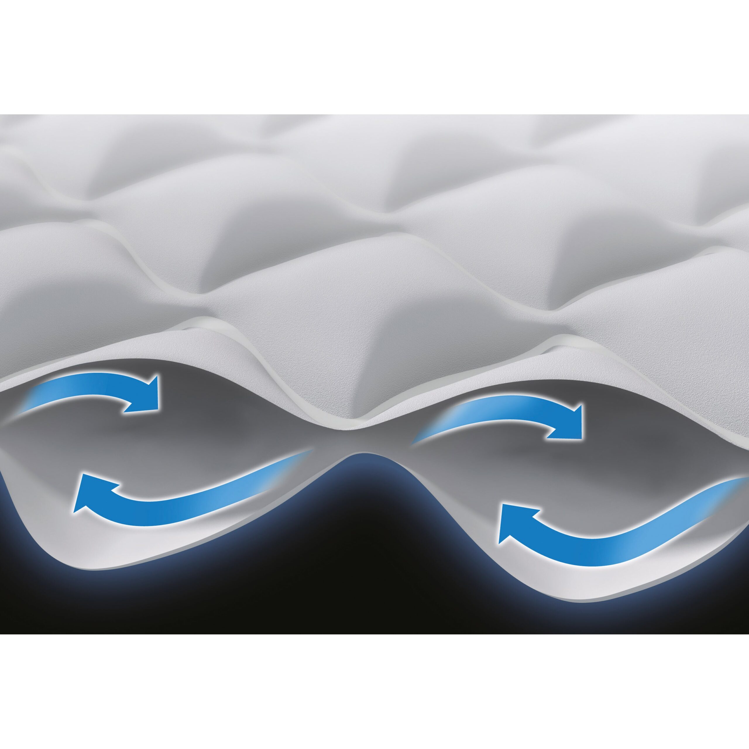 Intex Supreme Queen Airbed with Built-in Electric Pump & Fiber-Tech Technology - Image 3