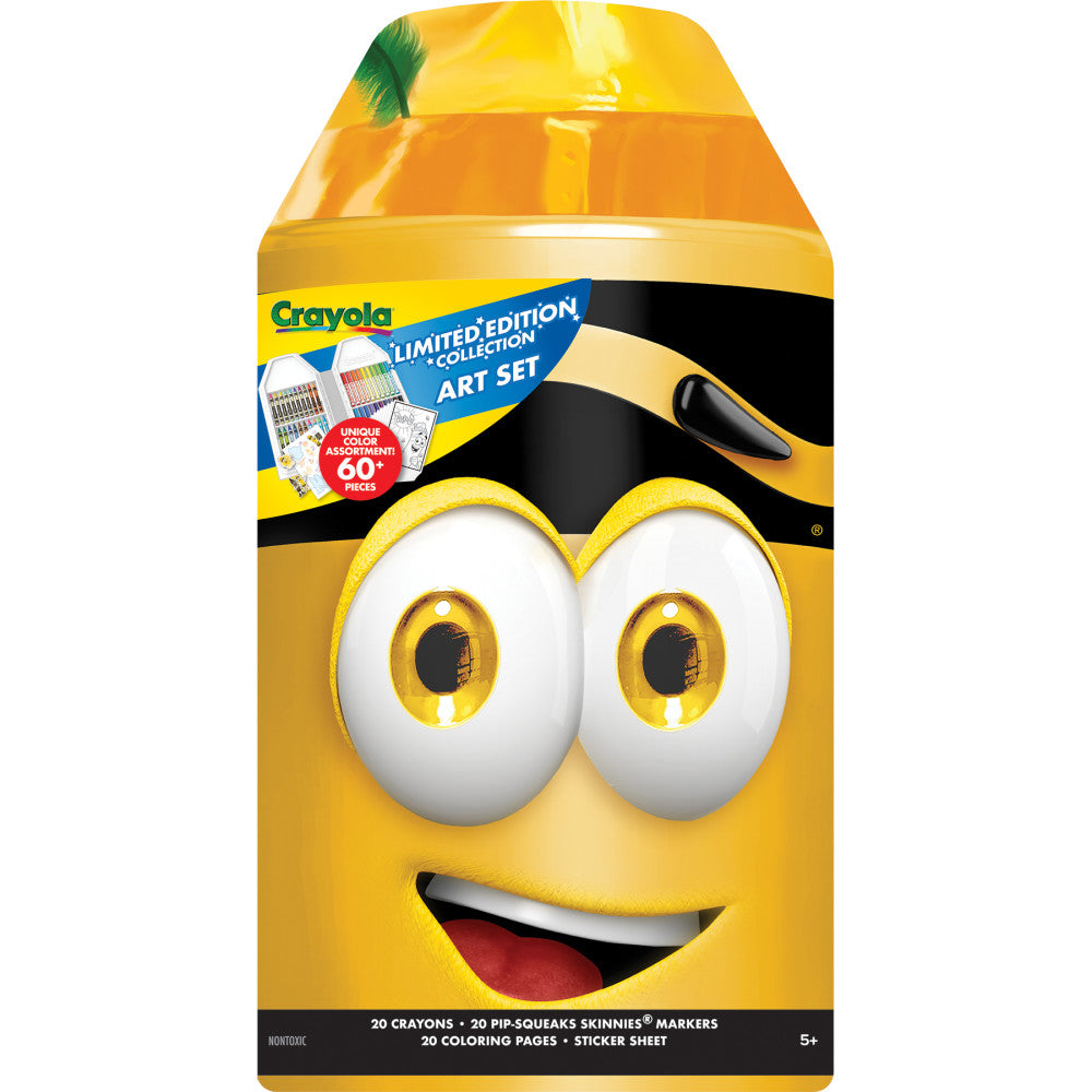 Crayola Yellow Limited Edition Art Case - Vibrant Creativity Kit