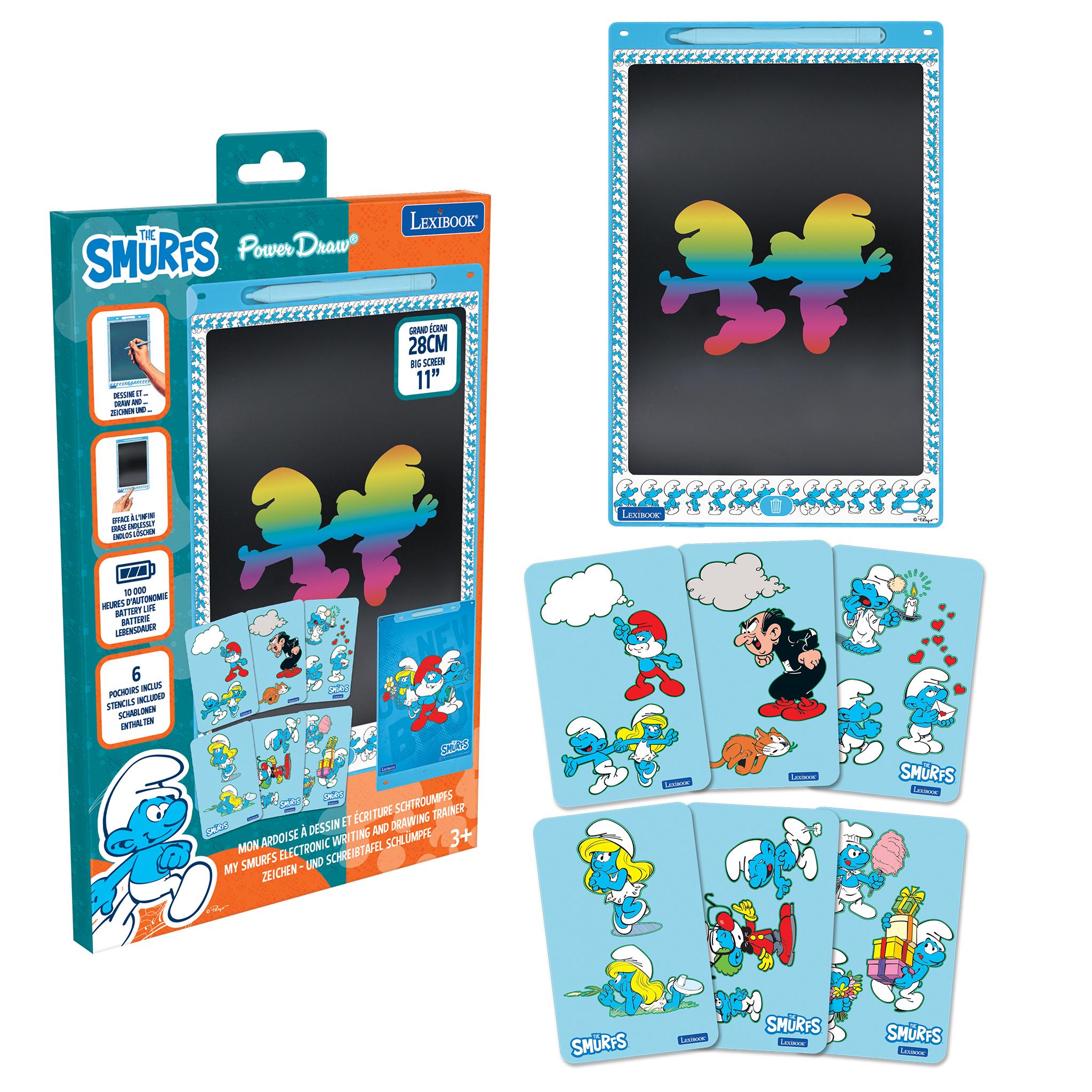 Smurfs Magic Canvas 11'' Multicolor Learning Drawing Tablet - Turquoise - Image 2