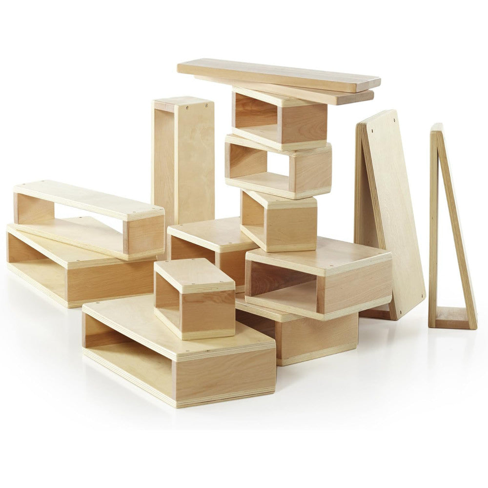 Guidecraft 16-Piece Oversized Hollow Blocks Set for Kids - Image 5