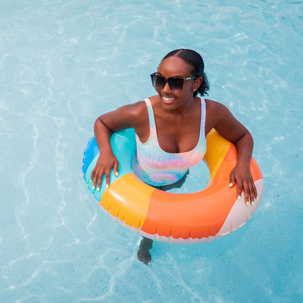 Good Vibes 36" Waves Beach & Pool Tube - Image 3