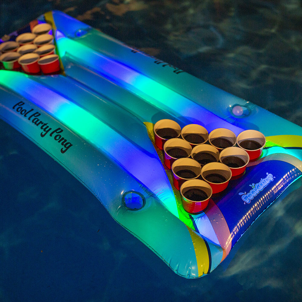 Illuminated LED Pool Party Pong Showdown