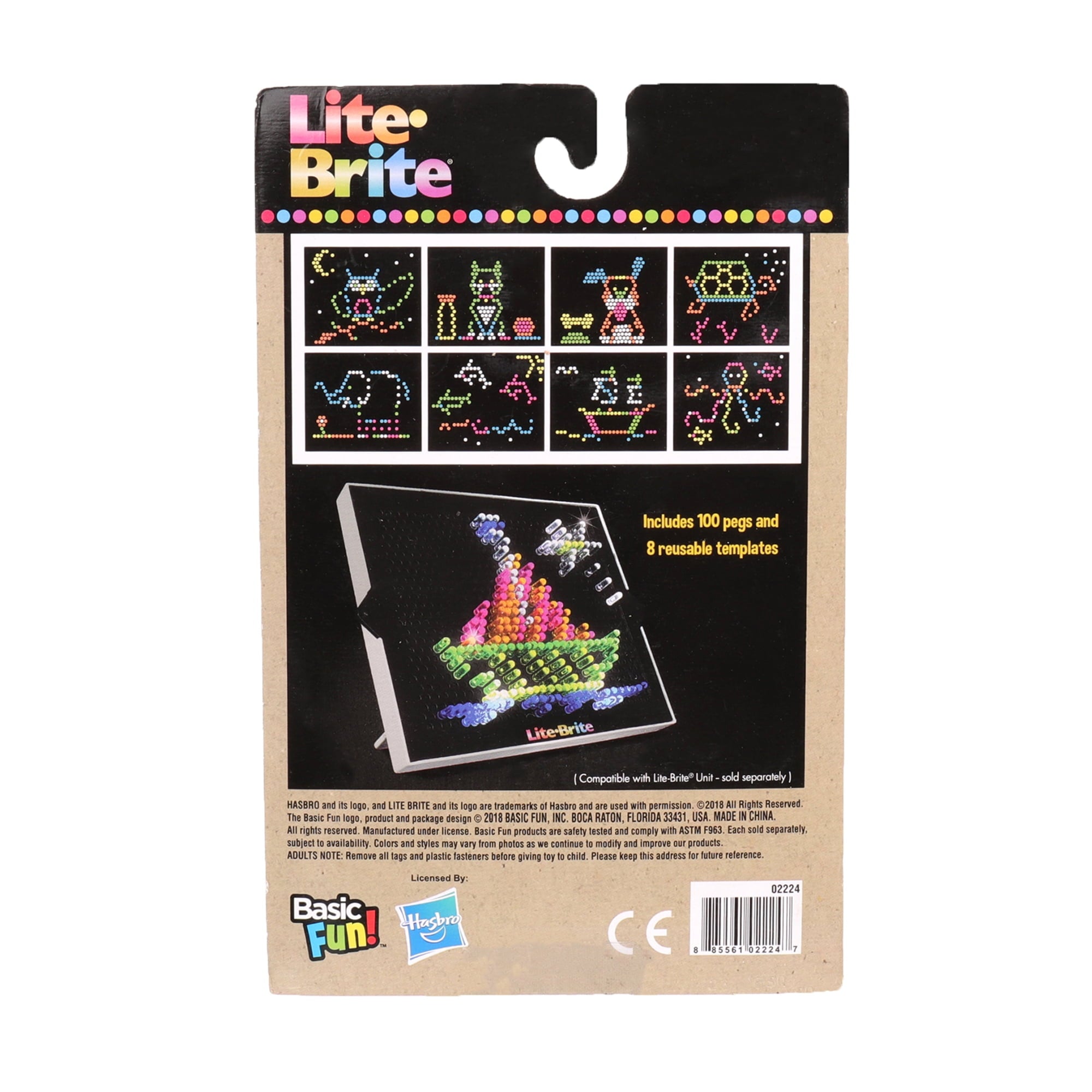 Lite-Brite Ultimate Classic Refill Pack - Celebration & Animal Themes - Image 2
