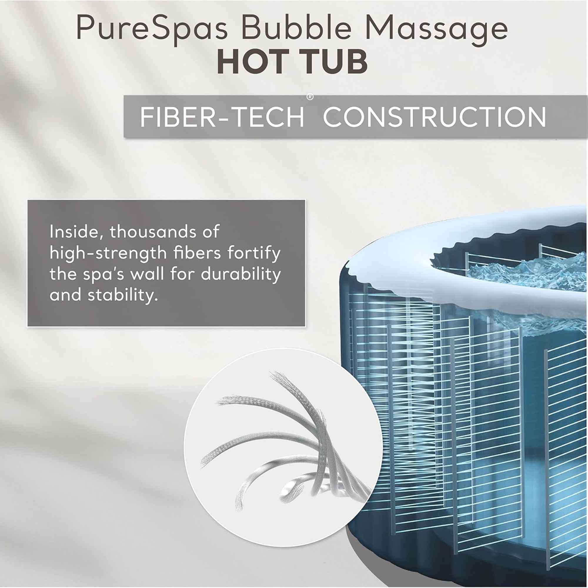 Intex PureSpa Sahara Tan 6-Person Inflatable Hot Tub ?C 85" Round with Jets - Image 4